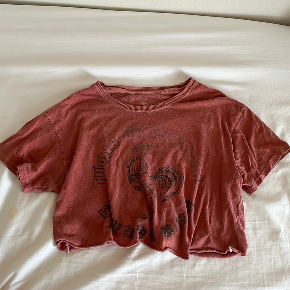 Sriracha Crop Top. Size Small.